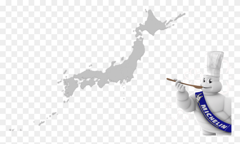 1766x1010 Transparent Japan Map Clipart Michelin Guide Tokyo 2019, Plot, Cricket HD PNG Download