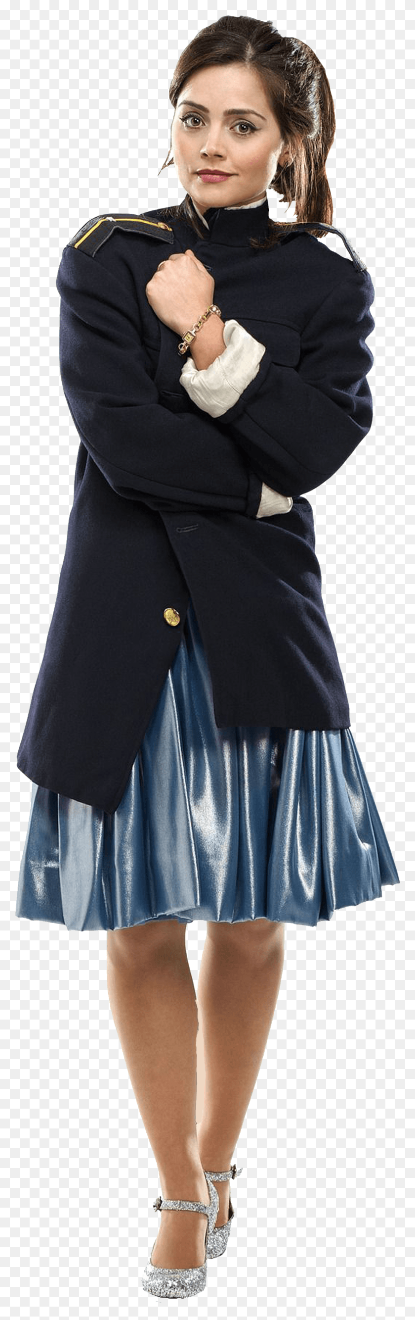 1226x4099 Transparent Jenna Coleman Doctor Who Cold War Clara, Clothing, Apparel, Person HD PNG Download