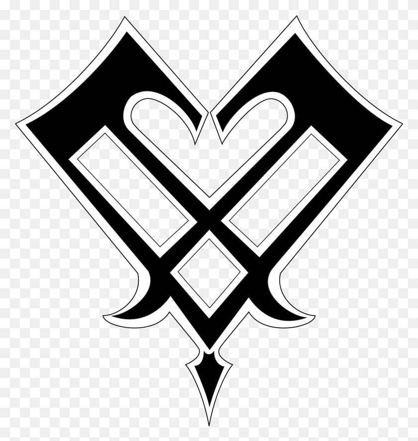 2049x2173 Descargar Png Transparente Kingdom Hearts Aqua Kingdom Hearts Fan Symbol, Bow, Emblem, Logo Hd Png