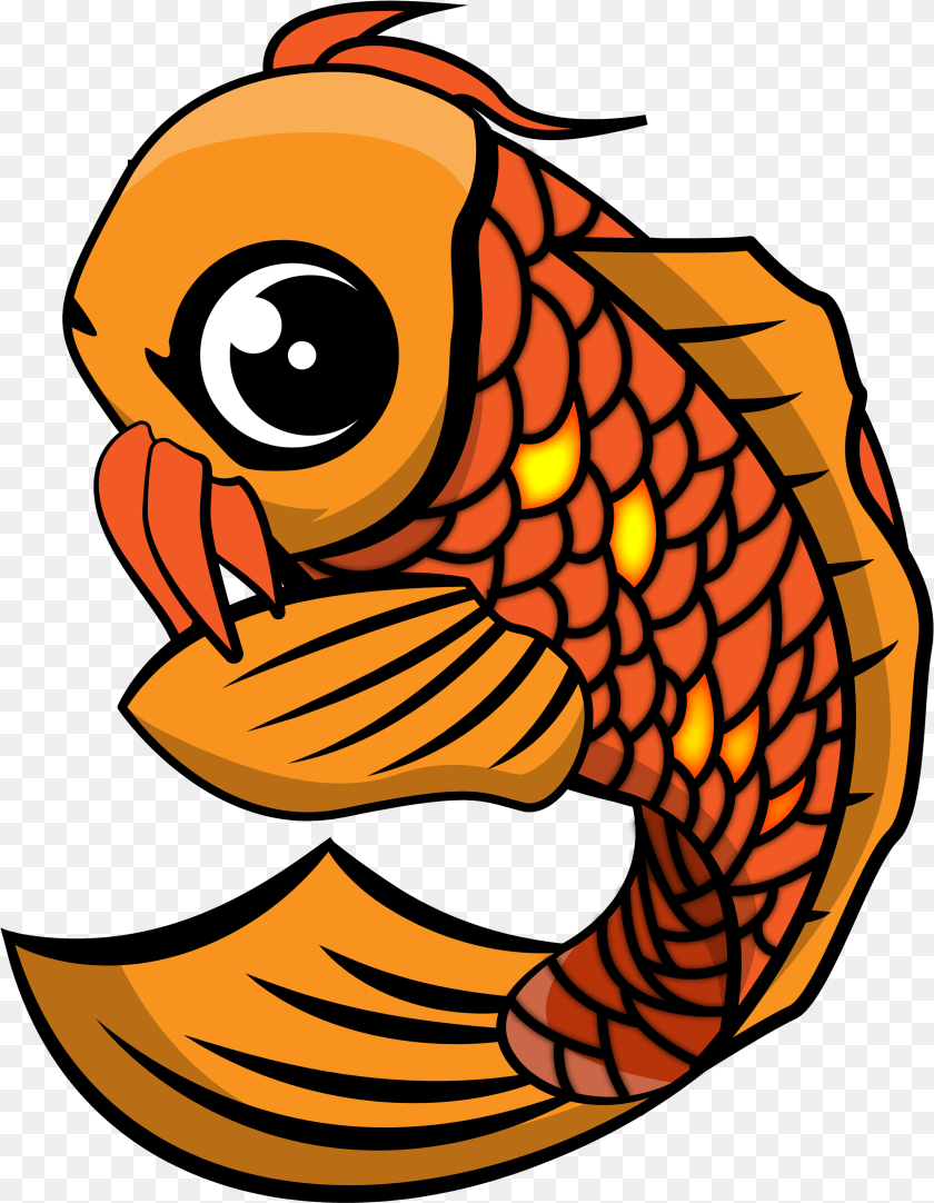 2473x3186 Transparent Koi Fish, Animal, Sea Life Sticker PNG