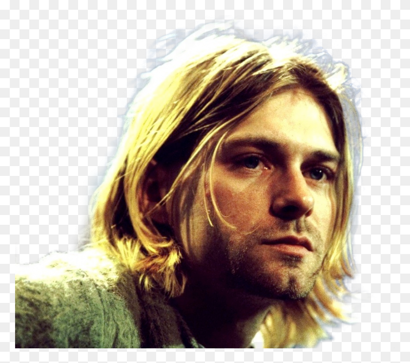 857x751 Transparent Kurt Cobain Made By Totally Transparent Kurt Cobain, Face, Person, Human HD PNG Download