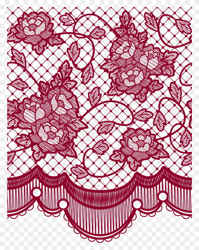 2022x2586 Transparent Lace With Roses Decoration Picture Transparent Lace, Rug, Purple HD PNG Download