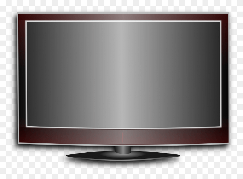 2400x1718 Transparent Library Openclipart On Big Image Imagenes De Televisiones Modernas En, Monitor, Screen, Electronics HD PNG Download