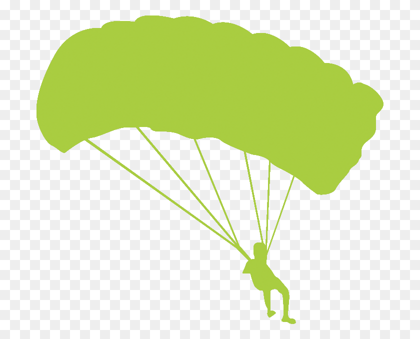 695x618 Transparent Library Silhouette Com Free Illustration, Parachute HD PNG Download