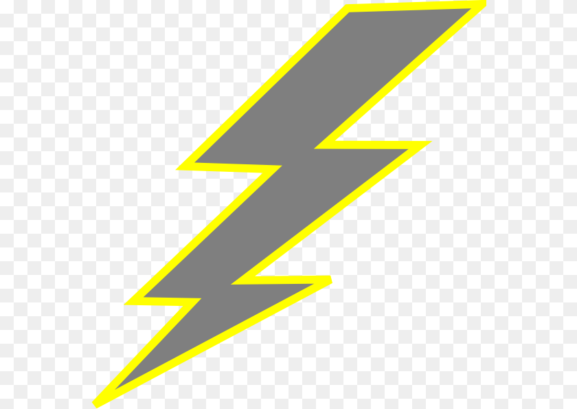 Transparent Lightning Bolt Red Thunder Clipart, Logo, Symbol Sticker PNG