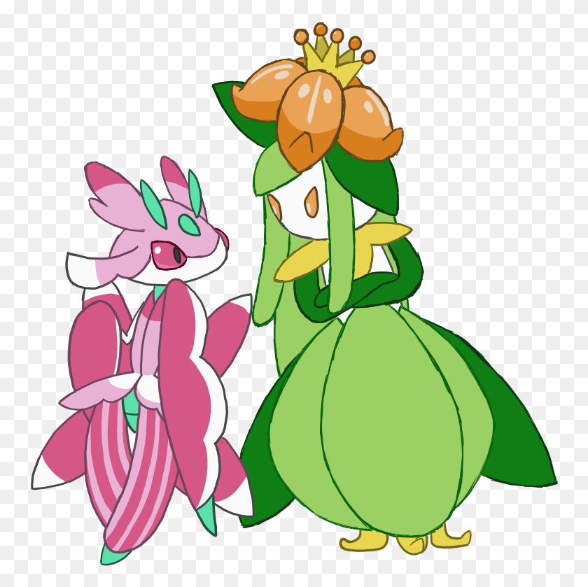 754x779 Transparent Lurantis Pokemon Grass Type Sun And Moon, Graphics, Plant HD PNG Download