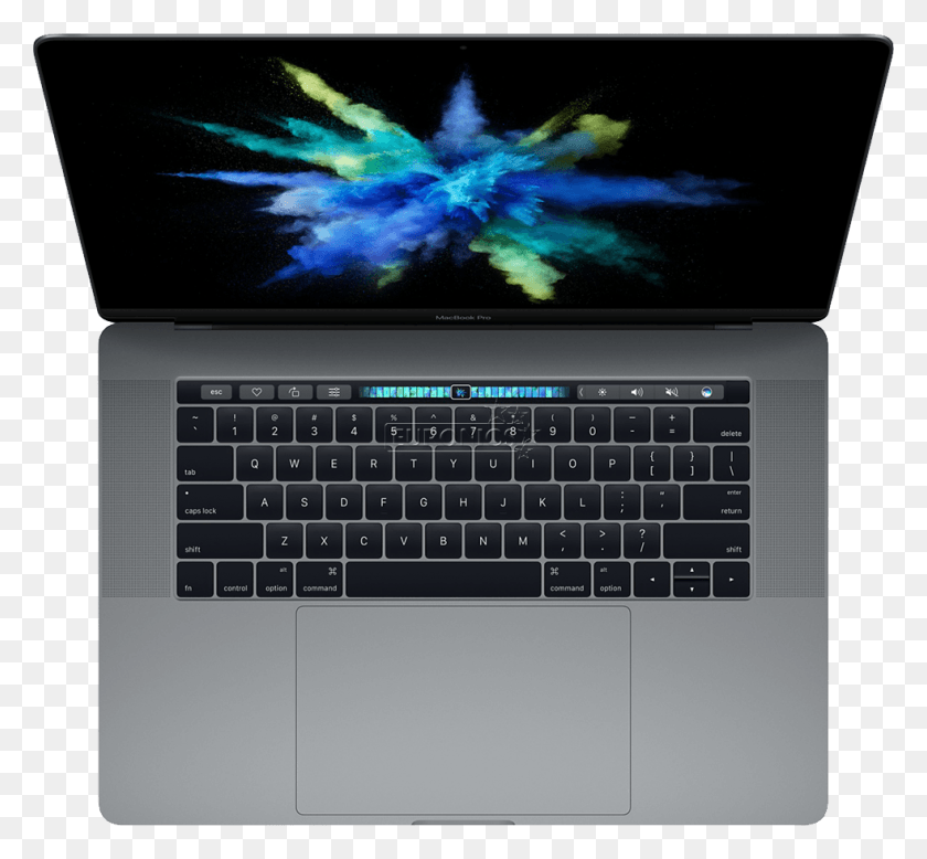 982x905 Macbook Pro 15 Дюймов Touch Bar Space Grey, Пк, Компьютер, Электроника Png Скачать