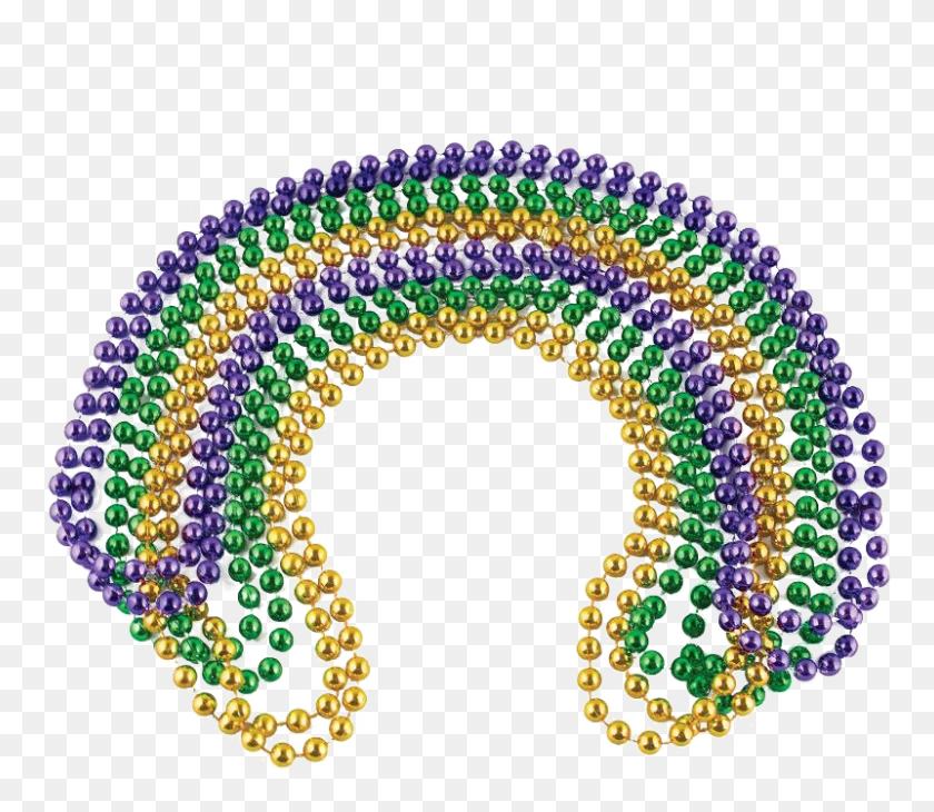 801x689 Transparent Mardi Gras Clipart Mardi Gras Beads, Bead, Accessories, Accessory HD PNG Download