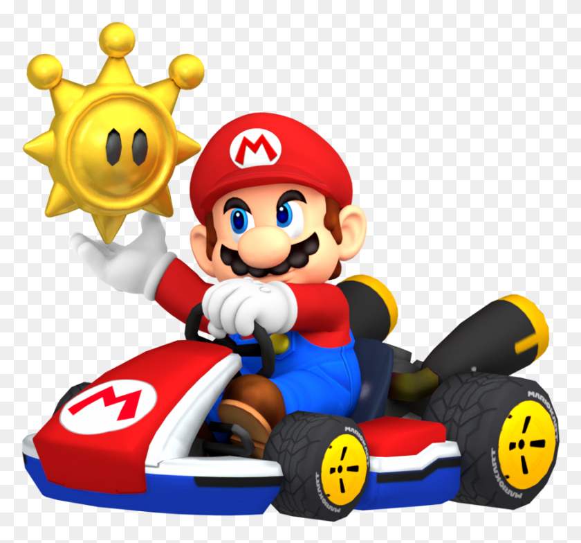 877x815 Transparent Mario Images Mario Kart, Kart, Vehicle, Transportation HD PNG Download