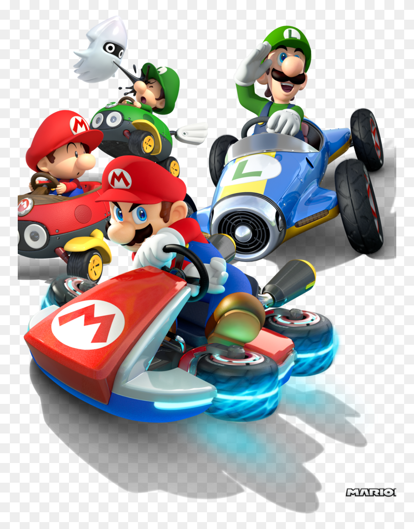 769x1014 Png Изображение - Mario Kart 64 Super Mario Go Karts.
