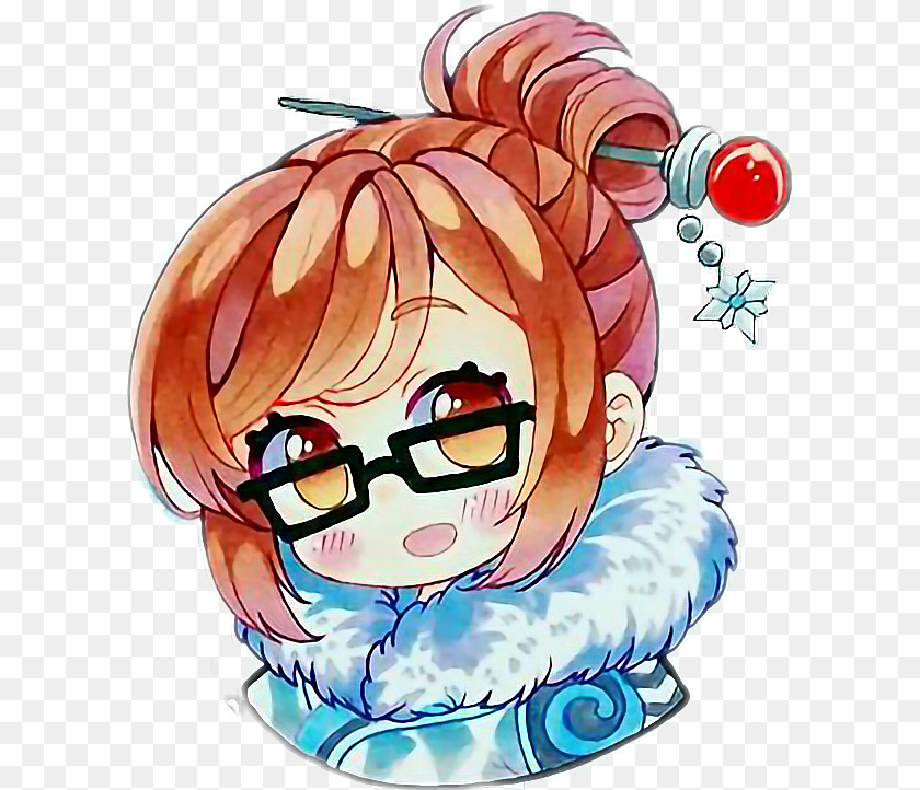 612x722 Mei Overwatch Cold Dibujo, Book, Comics, Publication, Baby Transparent PNG