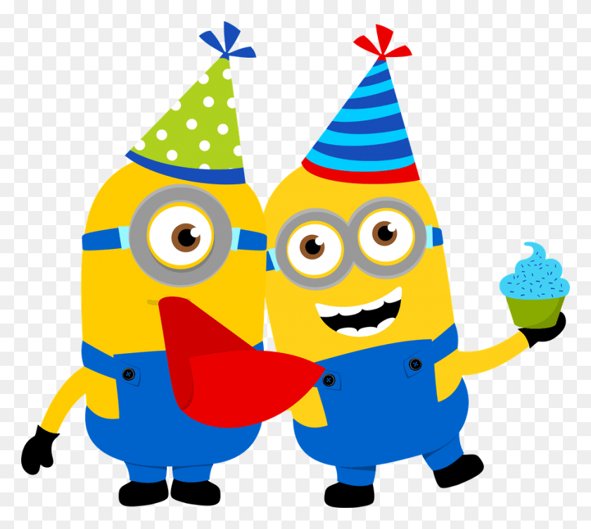 900x799 Transparent Minion Image Birthday Clipart Minions, Clothing, Apparel, Party Hat HD PNG Download
