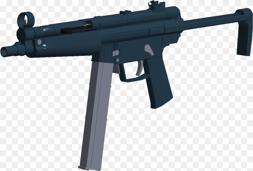 Mp5 Mp5 Gun Roblox, Firearm, Machine Gun, Rifle, Weapon PNG