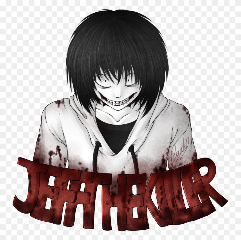 755x776 Transparent My Name Is Jeff Jeff De Killer, Person, Human, Manga HD PNG Download