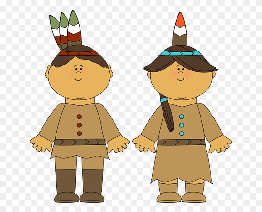651x620 Transparent Native Americans Clipart Picture Cartoon Pilgrim And Indian, Person, Human, Toy HD PNG Download