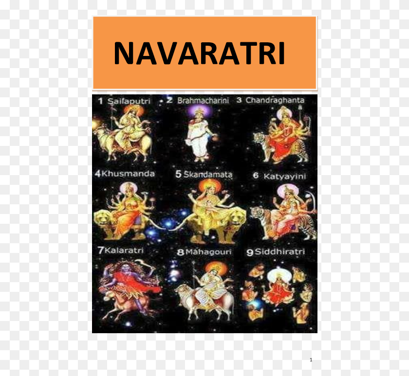 466x713 Descargar Png / Navaratri Navratri Day Wise Devi, Persona, Human, Comics Hd Png