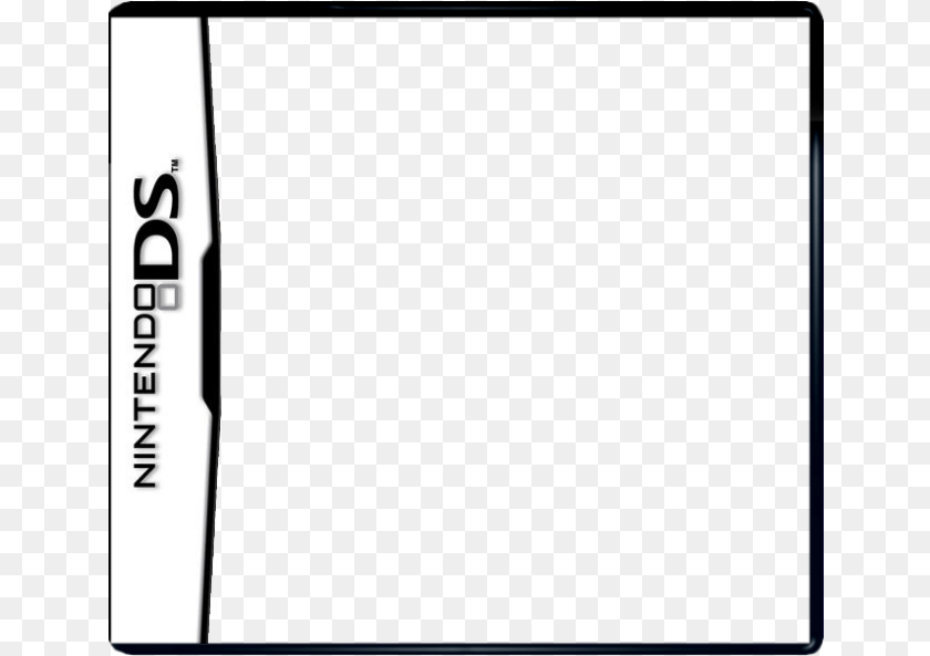 647x593 Transparent Nintendo 3ds Logo Blank Ds Game Case, Text, White Board, Computer Hardware, Electronics PNG