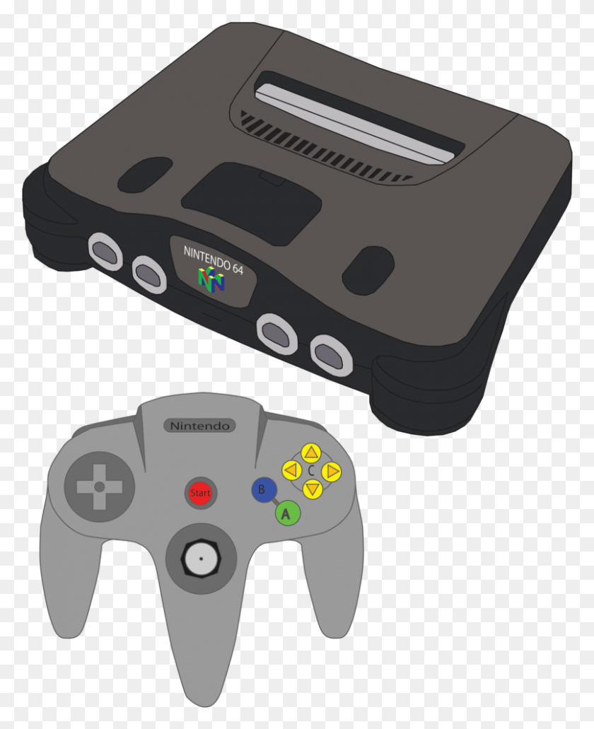 804x1001 Transparent Nintendo 64 Controller Nintendo 64 Cartoon, Electronics, Joystick, Amplifier HD PNG Download