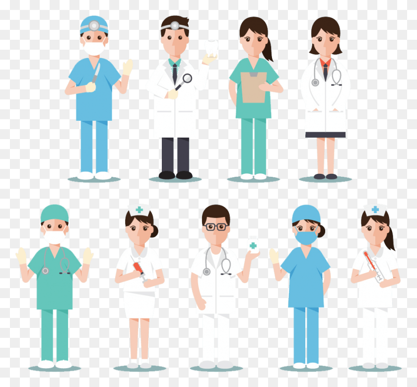 896x827 Transparent Nurse Clipart Doctor Dentist Nurse Icon, Person, Human, Waiter HD PNG Download
