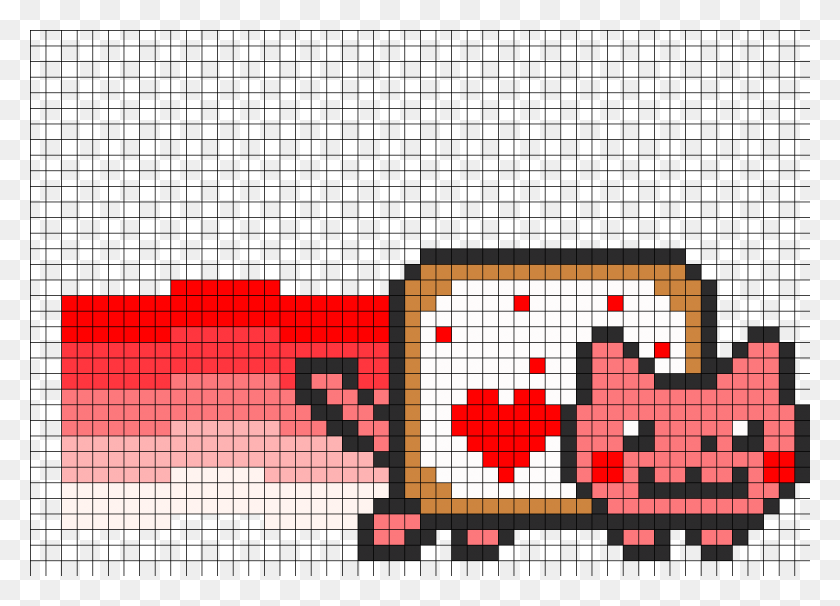 1050x735 Png Изображение - Nyan Cat Rainbow Nyan Cat Valentine Pixel Art, Pac Man, Parliament, Scoreboard Hd Png.
