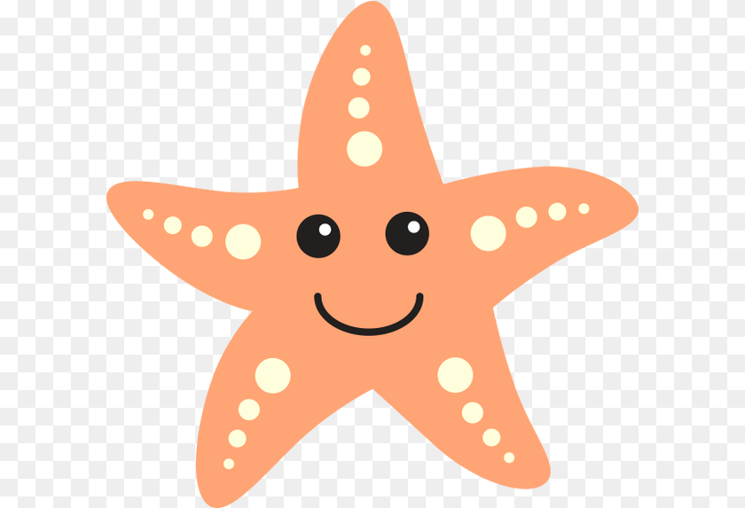 600x573 Transparent Ocean Clip Art, Animal, Sea Life, Invertebrate, Starfish Sticker PNG