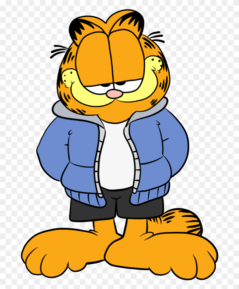 696x955 Transparent Odie Garfield As Sans, Clothing, Apparel, Plant HD PNG Download