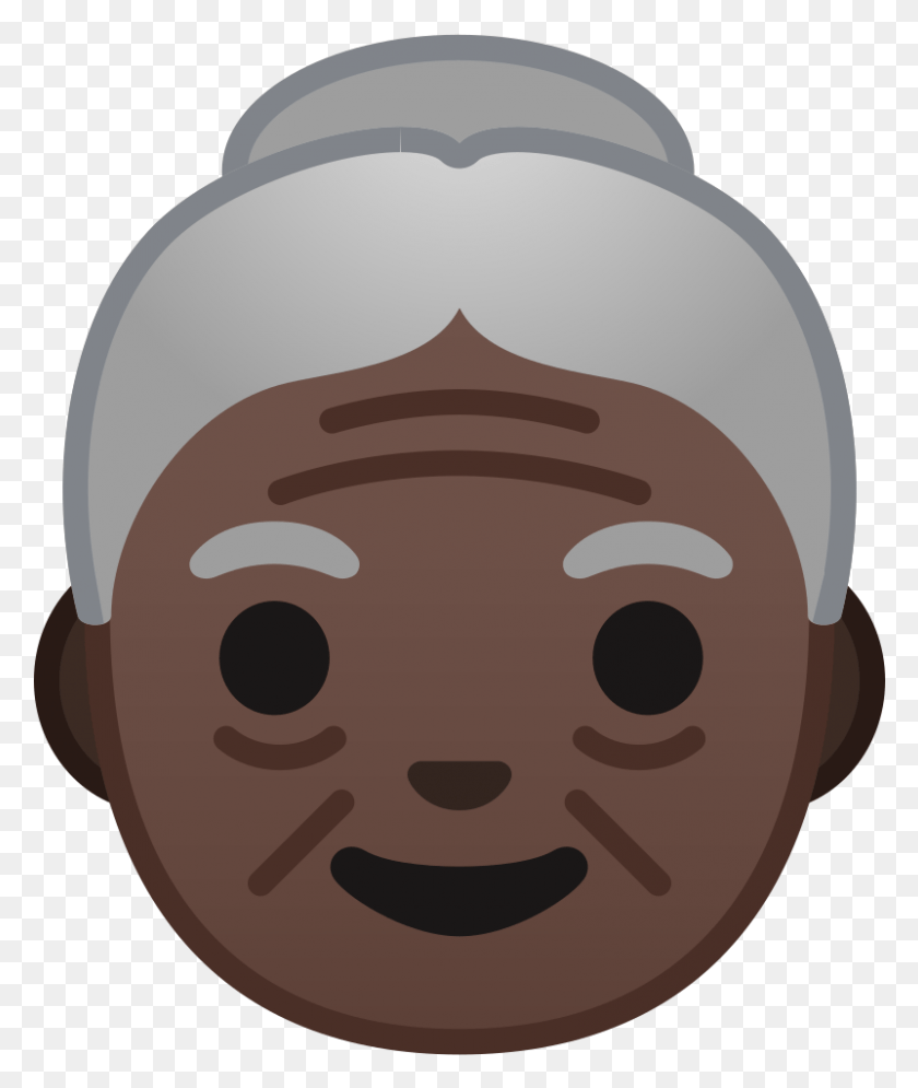 801x961 Transparent Old Woman Old Woman Emoji, Face, Head, Smile HD PNG Download