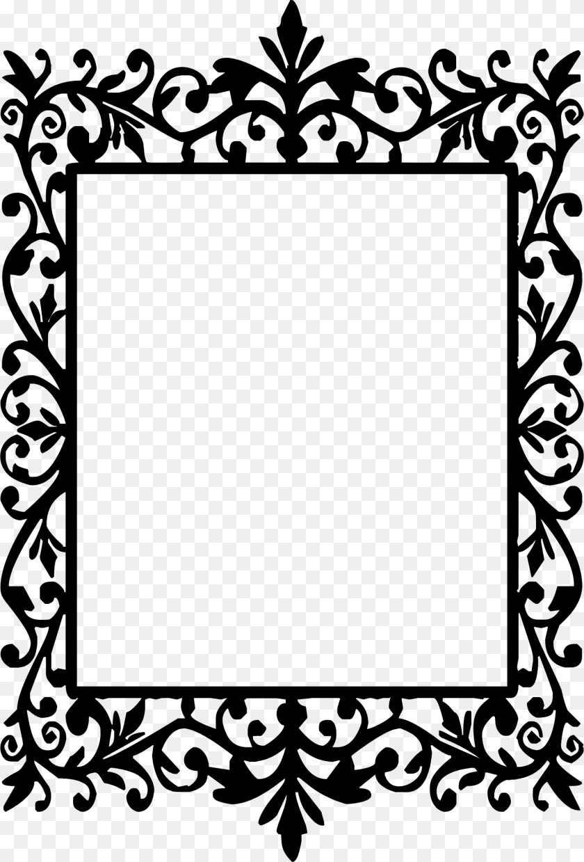 1535x2264 Ornate Picture Frame Vintage Frame, Art, Floral Design, Graphics, Pattern Transparent PNG