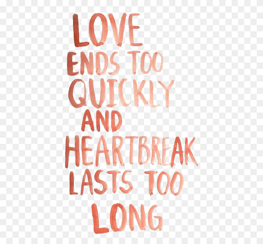 428x720 Transparent Overlays Quotes Love Heart Breaking Thoughts, Text, Alphabet, Letter HD PNG Download