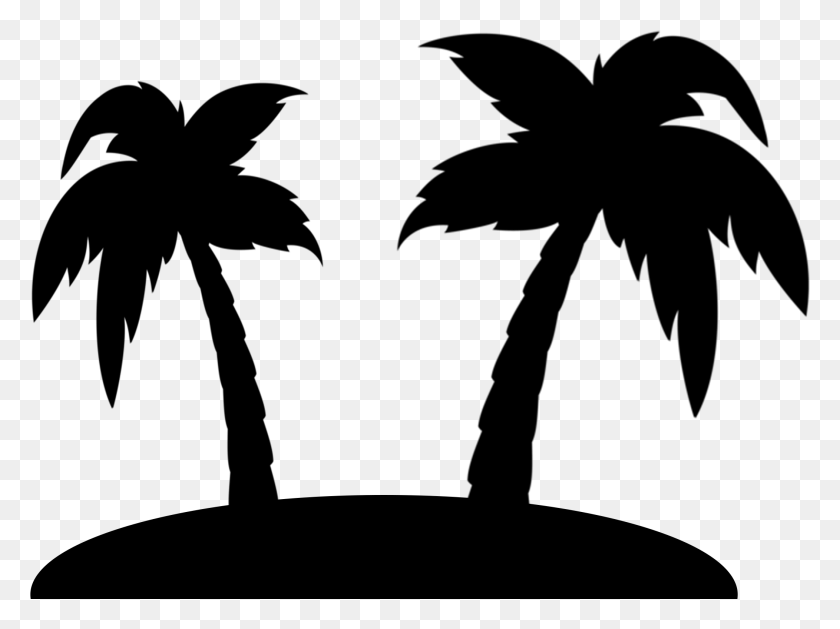 2104x1537 Transparent Palm Tree Silhouette, Gray, World Of Warcraft HD PNG Download