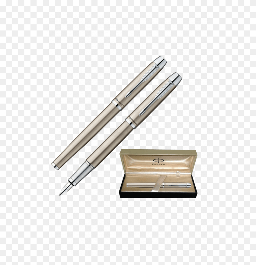 540x810 Ручка Parker Pen Шариковая Ручка Parker Im Brushed Metal, Перьевая Ручка Png Скачать