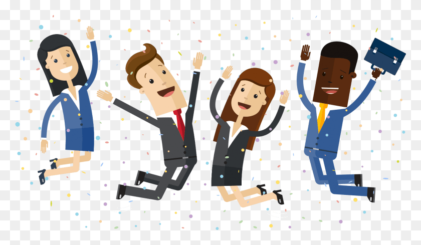 1434x790 Transparent People Jumping Happy People Cartoon, Graphics, Paper HD PNG Download