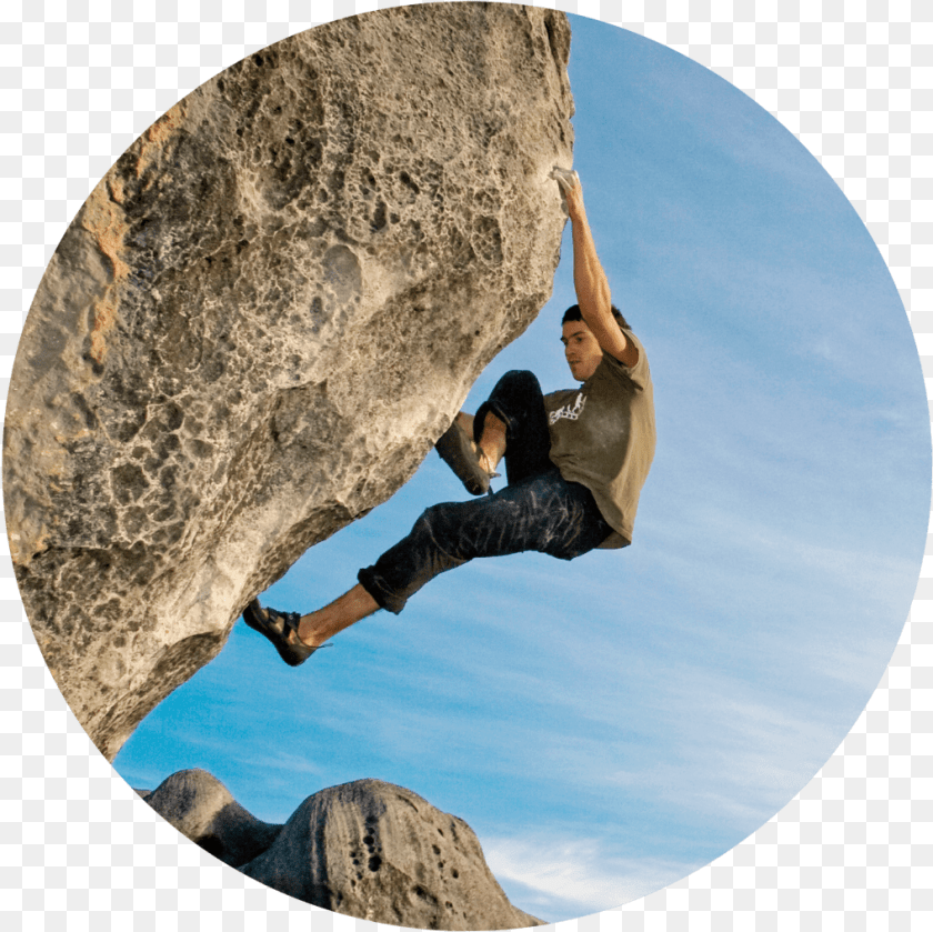 Person Rock Climbing Climbing, Outdoors, Adult, Man, Male Transparent PNG