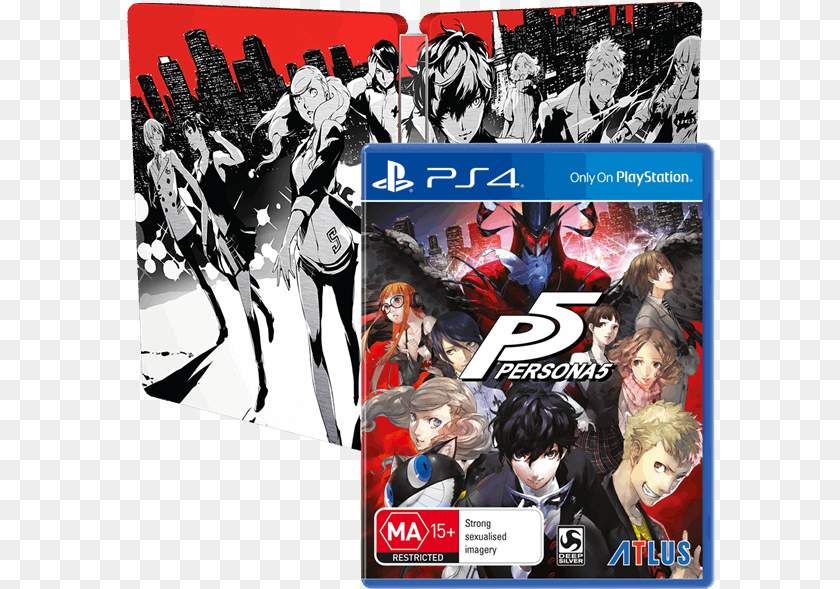 589x589 Transparent Persona 5 Mask Persona 5 Age Rating Australia, Publication, Book, Comics, Adult PNG