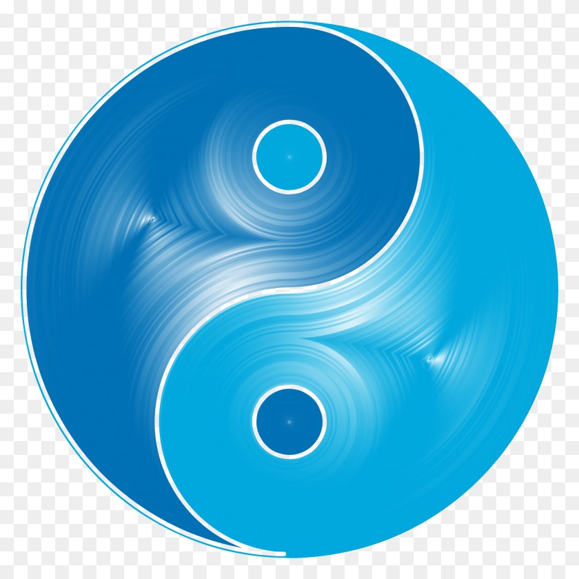 2222x2224 Transparent Philosopher Clipart Ying Yang Blue, Sphere, Disk, Graphics HD PNG Download