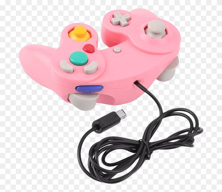 701x668 Descargar Png Transparente Pink Gamecube Controller I Made Game Controller, Electronics, Joystick Hd Png