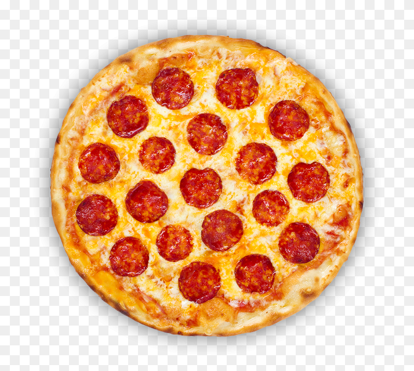715x692 Transparent Pizza Plate Salami Pizza, Food, Dish, Meal HD PNG Download