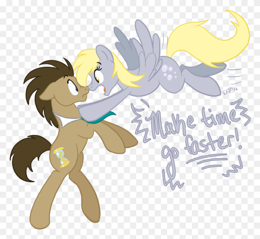 1111x1016 Transparent Plague Clipart Mlp Derpy Hooves X Doctor Whooves, Text, Outdoors HD PNG Download