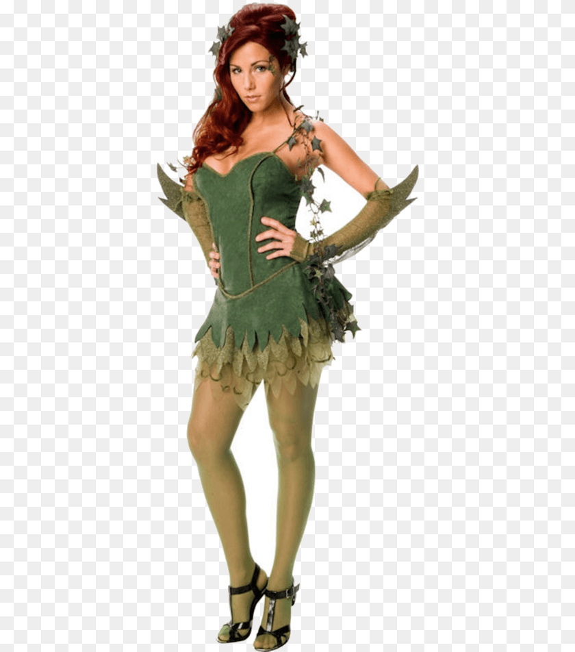 384x952 Transparent Poison Ivy Poison Ivy Dc, Adult, Person, Woman, Female PNG