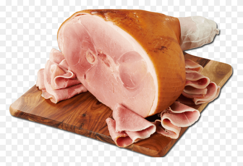 860x566 Transparent Pork Chop Clipart Ham On Bone, Food HD PNG Download