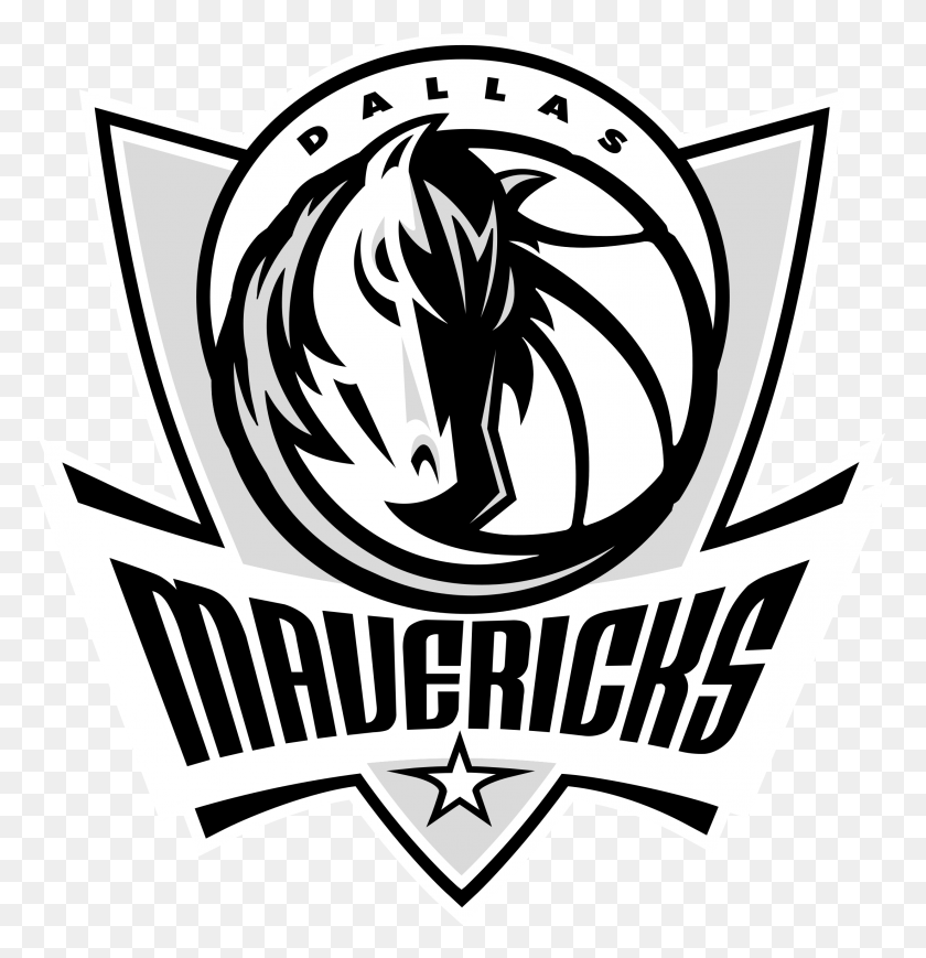 2201x2285 Transparent Portland Trail Blazers Logo Dallas Mavericks Logos, Emblem, Symbol, Trademark HD PNG Download