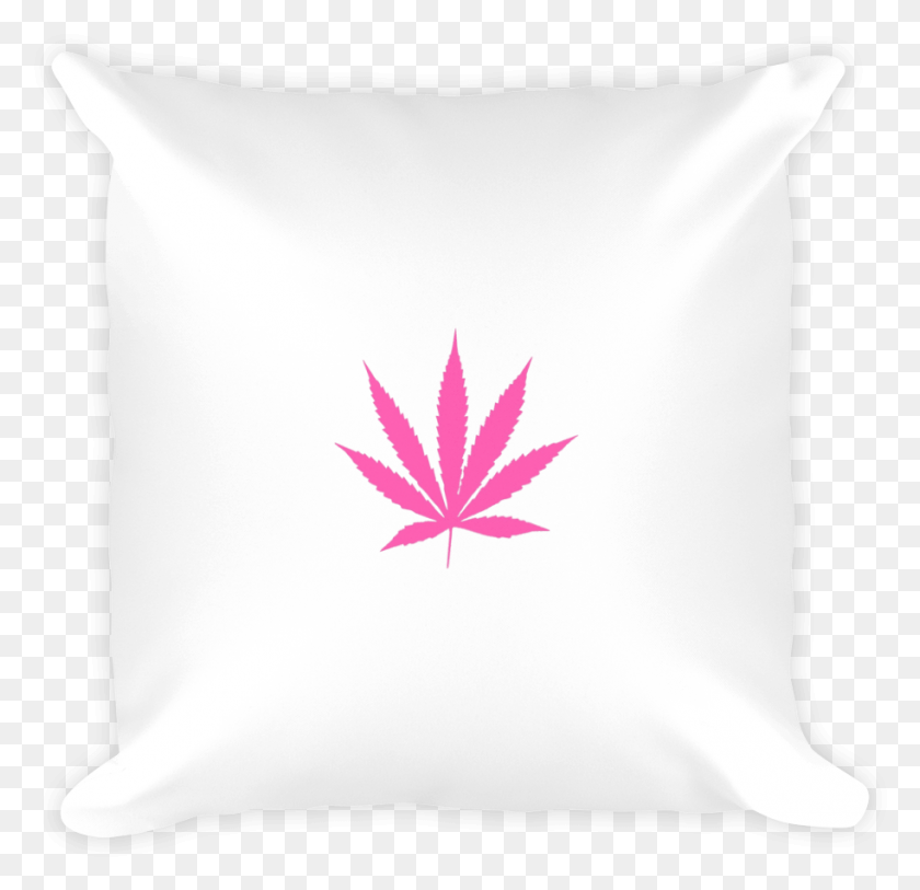 913x882 Transparent Pot Leaf Marijuana Leaf Outline, Pillow, Cushion, Plant HD PNG Download