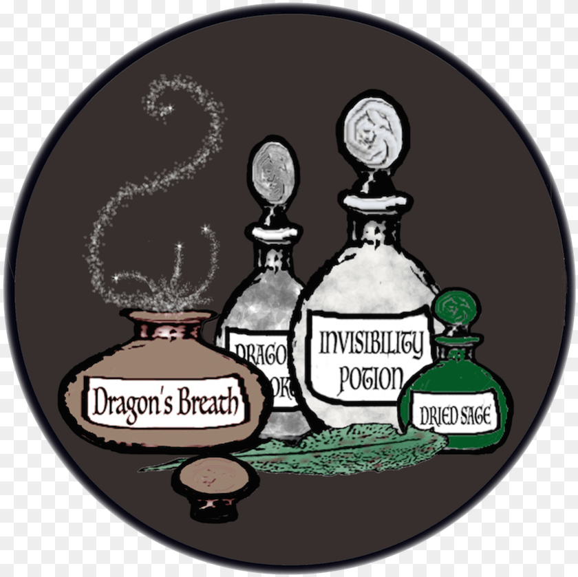 Transparent Potion Bottle Illustration, Adult, Wedding, Person, Female Sticker PNG