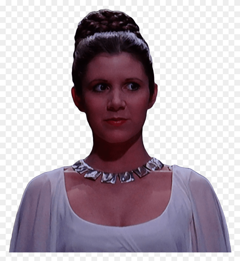 1224x1343 Transparent Princess Leia Organa Carrie Fisher, Clothing, Person, Evening Dress HD PNG Download