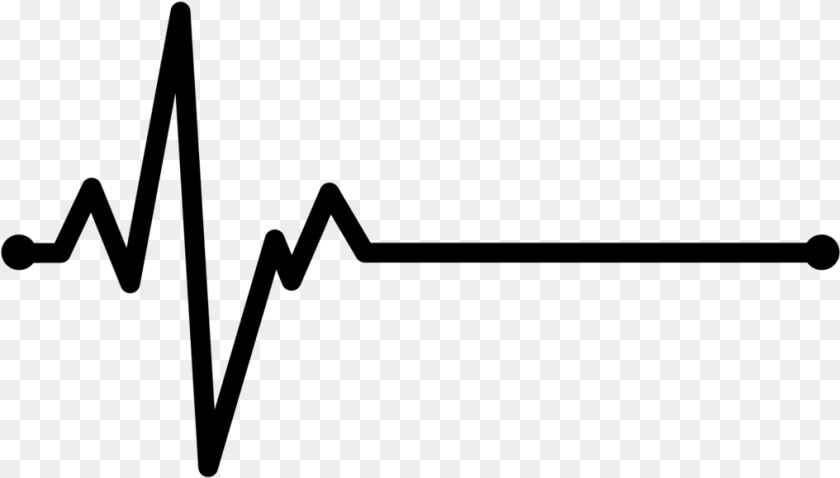 Pulse Line, Gray PNG