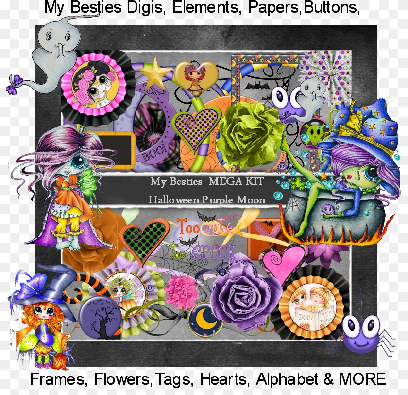 Purple Moon Graphic Design, Art, Collage, Flower, Plant PNG