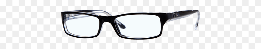 451x100 Transparent Ray Ban Rx Top Black On Rayban, Glasses, Accessories, Accessory HD PNG Download