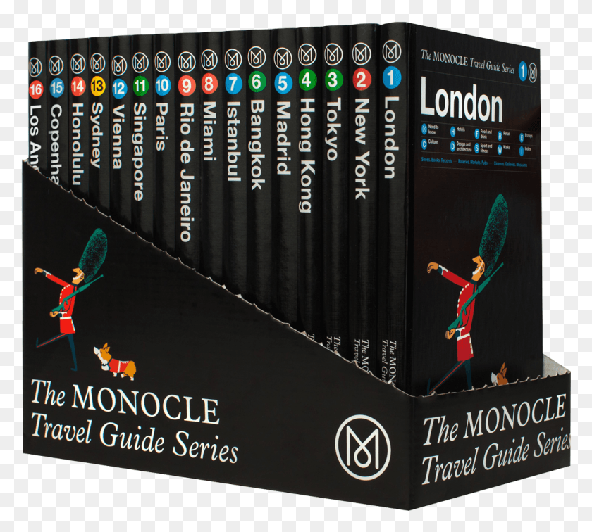 1107x989 Descargar Png Transparente Real Rocket Monocle Travel Guide Series London Set, Texto, Raqueta De Tenis, Raqueta Hd Png