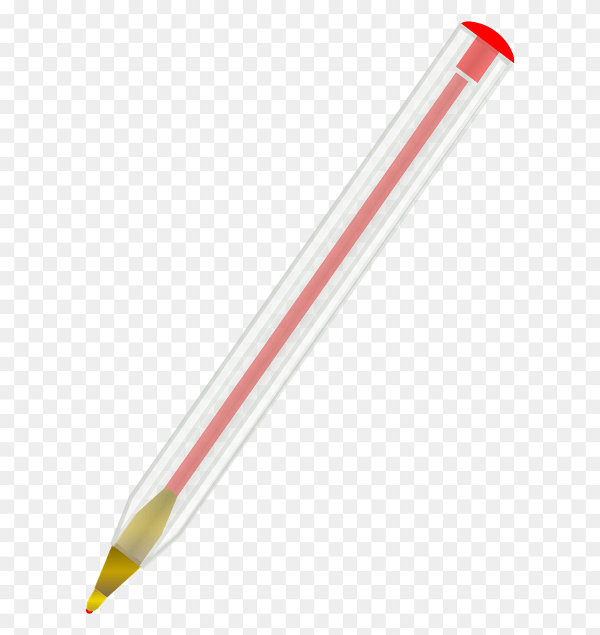 600x830 Transparent Red Pen, Pencil, Baseball Bat, Baseball HD PNG Download