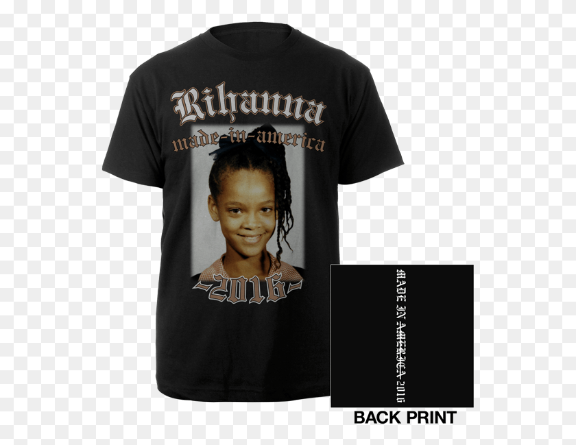545x589 Transparent Rihanna Rihanna T Shirt 2016, Clothing, Apparel, T-shirt HD PNG Download
